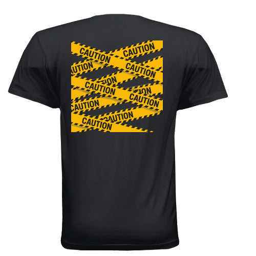 Thank You For The House - "CAUTION" Tee (Black)