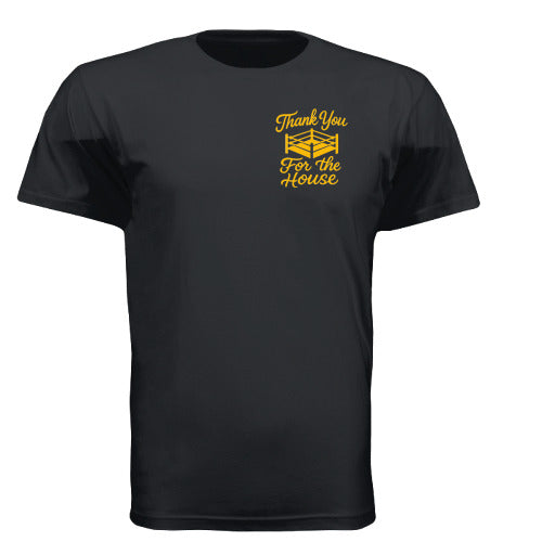 Thank You For The House - "CAUTION" Tee (Black)